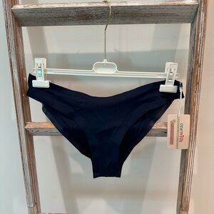 Navy OneWithSwim bikini bottoms